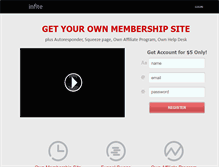 Tablet Screenshot of infite.com